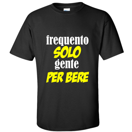 T shirt con scritta divertente unisex